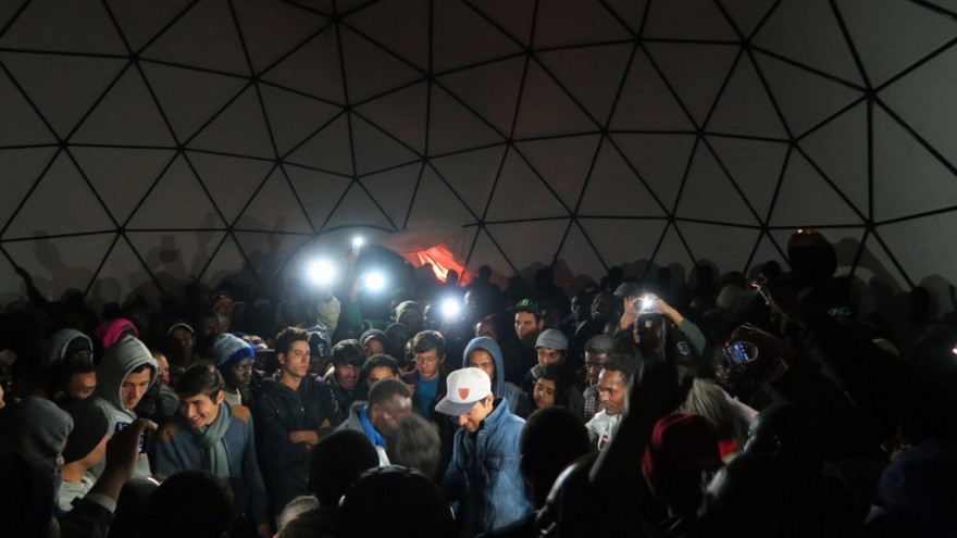 Good Chance is a theatre functioning as a meeting place for refugees.