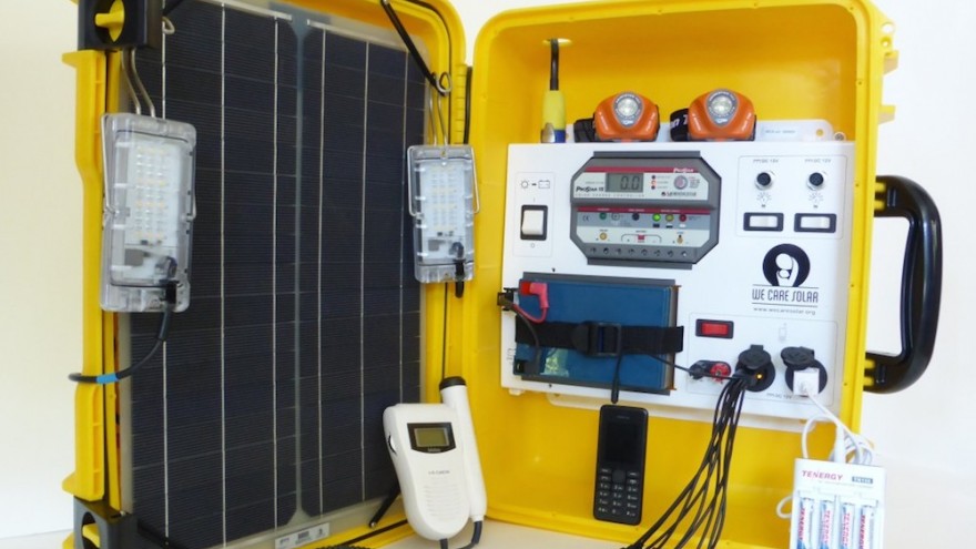 The basic We Care Solar Suitcase