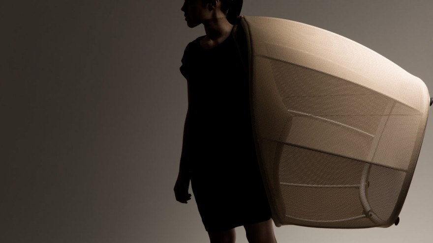 Membrane is an ultra light weight chair. 