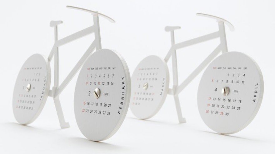 Calendar 2015 “Bike” by Katsumi Tamura from A' Design Award & Competition