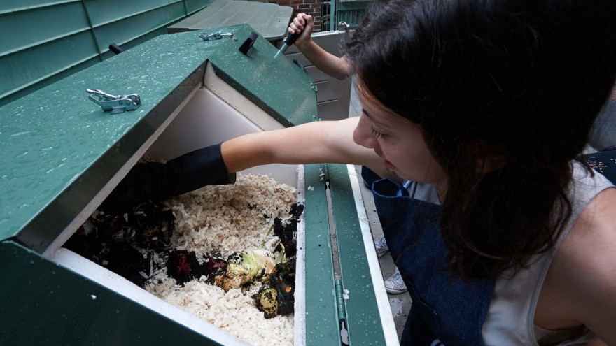 Composting muslin