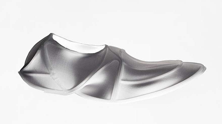 The project combines different materials for self-forming and adaptive shoes