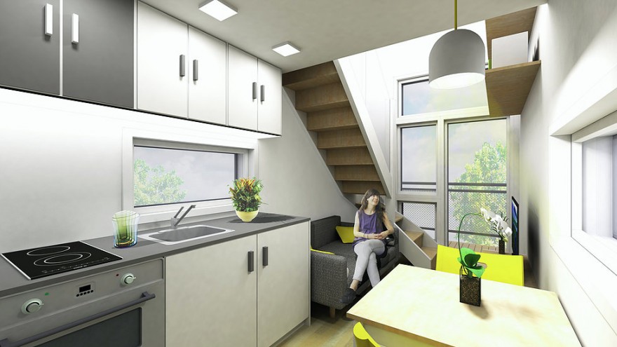 Pods designed to live above existing car parks 