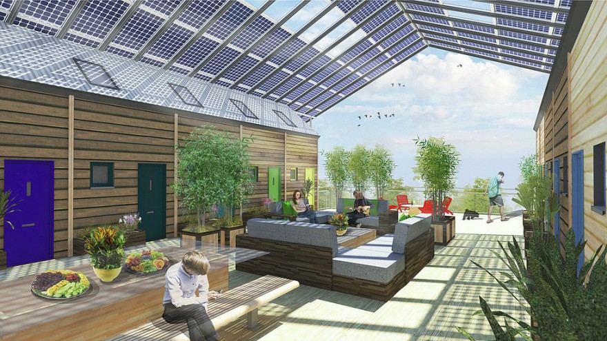 Pods designed to live above existing car parks 