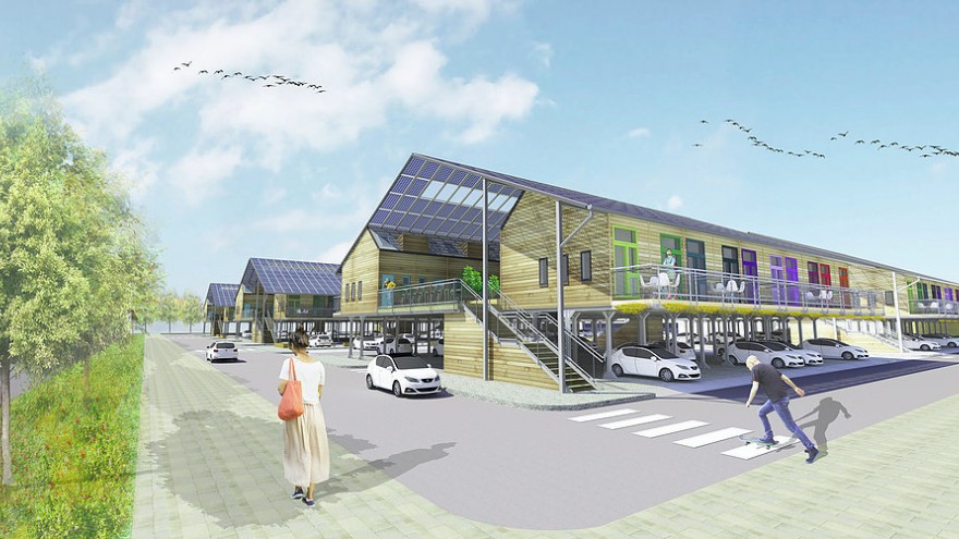 Pods designed to live above existing car parks 