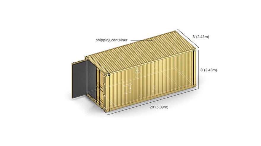 Container dimensions