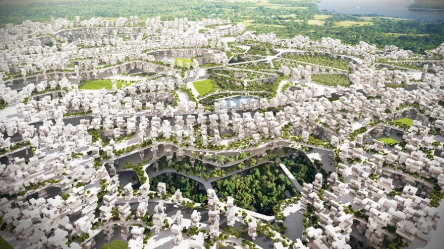 Liberland algae-powered city