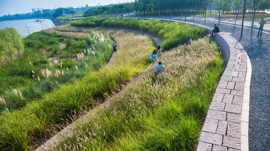 Yanweizhou embankments