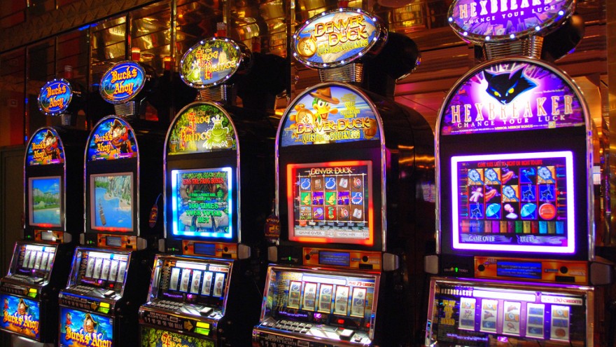 A selection of slot machines