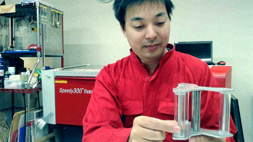 Miniature turbine model