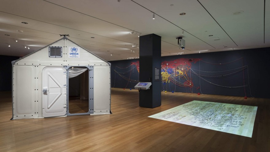 Insecurities exhibition space