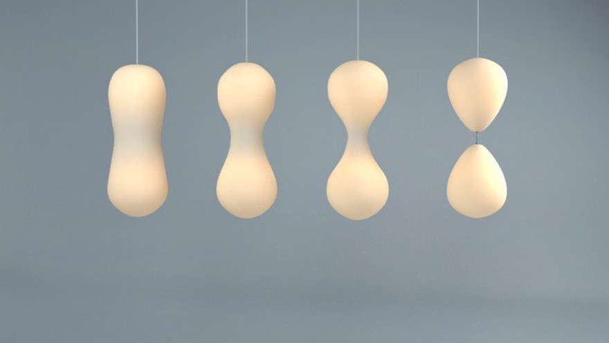 Mitosis Ceiling lamp by Soroush Vahidian Kamyar, Saeed Rahnama