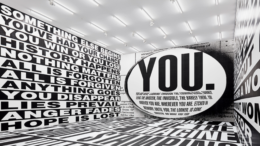 Barbara Kruger, ‘Forever’, at Sprüth Magers, 2017, Berlin  image by Timo Ohler