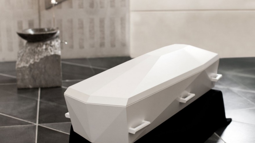 Diamant coffin by Jacob Jensen Design. 