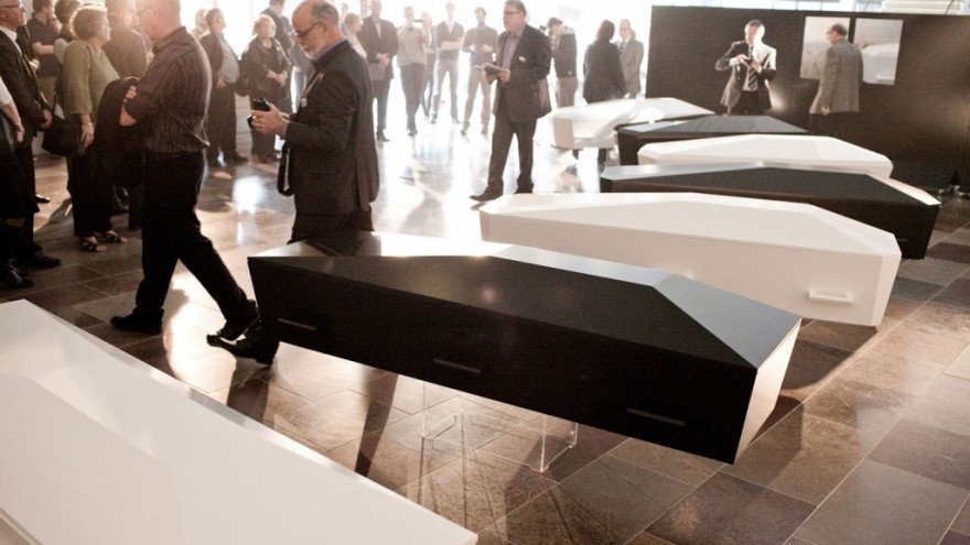 Diamant coffin by Jacob Jensen Design. 