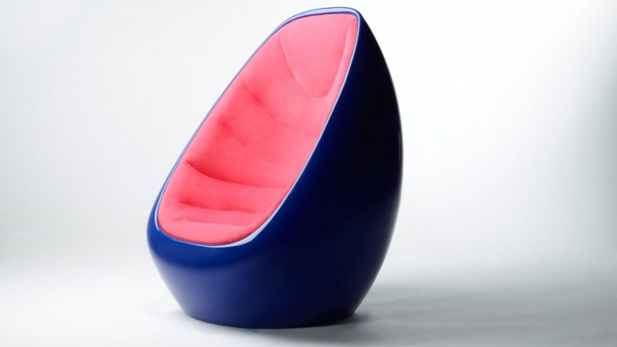 Martela Koop egg chair by Karim Rashid. 