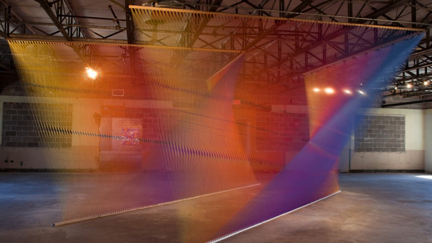 Plexus installation by Gabriel Dawe. 
