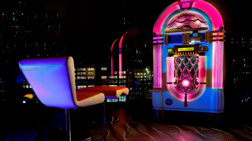 nhow Hotel by Karim Rashid - Music Lounge. 