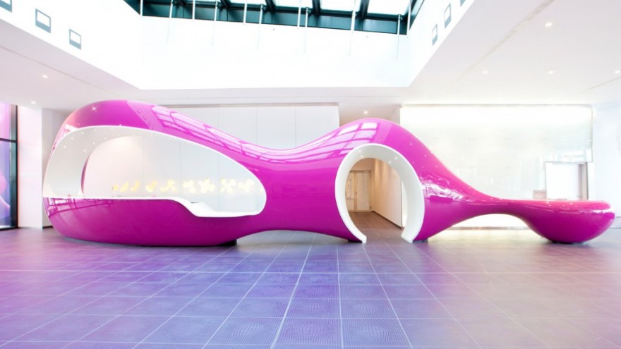 nhow Hotel by Karim Rashid - Reception. 