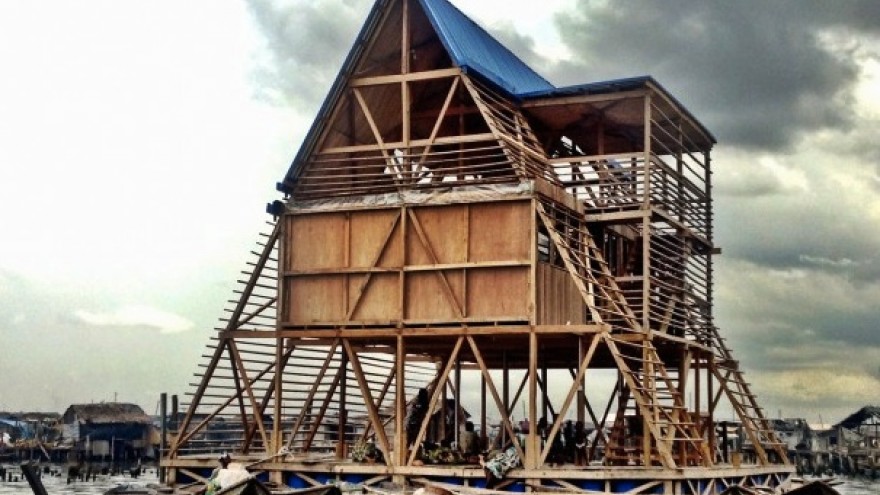 Makoko Floating School by NLÉ.