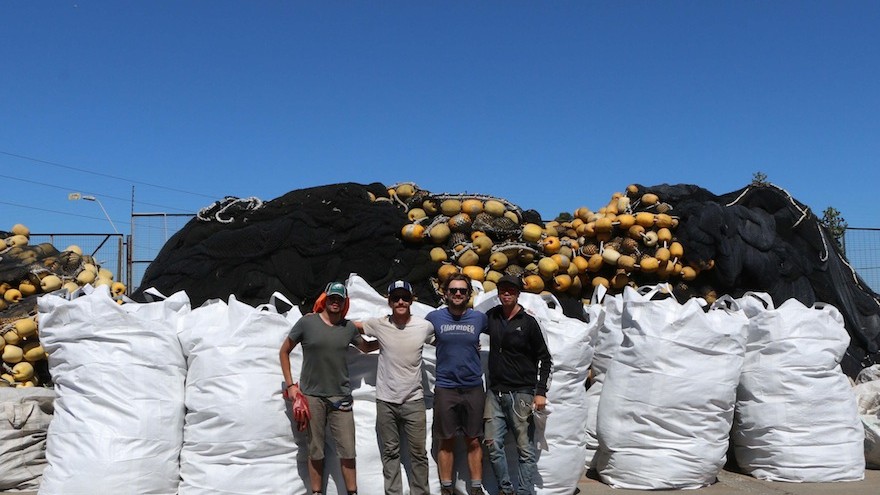 The team behind Bureo skateboards is working with fishing communities to upcycle discarded nets.