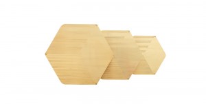 Hex Coffee Side Tables by Haldane Martin