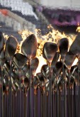 Olympic Cauldron for the 2012 Olympic Games. Image: Edmund Sumner. 