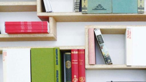 A Book Shelf by Miriam Aust. 