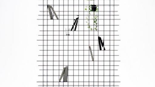 Scatter Shelf by Nendo. Photo: Masayuki Hayashi.  