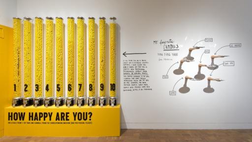 The Happy Show by Stefan Sagmeister. 