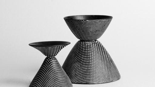 Thread Vases by Natalie du Toit and Phil Procter. Image: Michael Currin. 