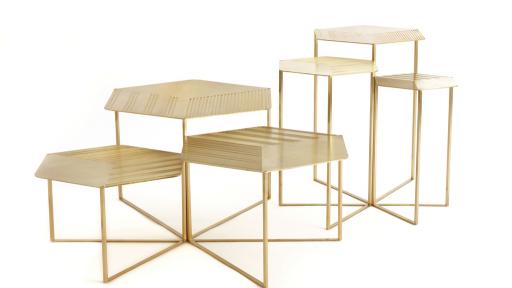 “Hex Coffee & Side Tables” by Haldane Martin