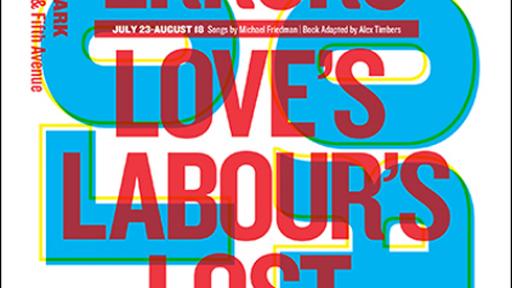 Shakespeare in the Park 2013 by Paula Scher. 