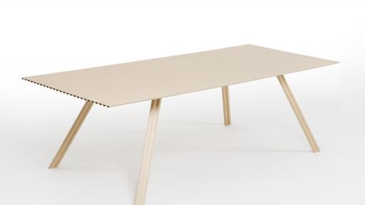 Ripple Table by Benjamin Hubert. 