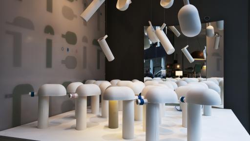 Container Lamp by Benjamin Hubert. 