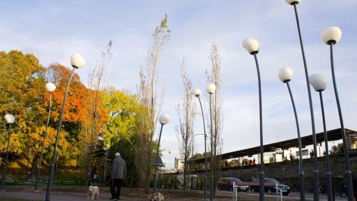 Kristinebergs Slottspark street lamps by Front. 