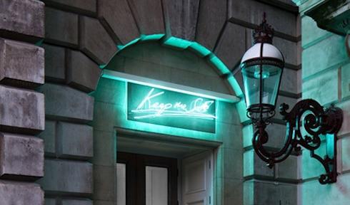 Harry Pearce makes his mark on the Keeper's House in London's Royal Academy.