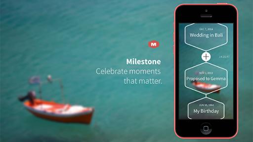 Milestone app by Marcel Wanders. 