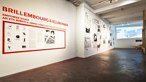 Empower Shack exhibition by Alfredo Brillembourg and Hubert Klumpner. 