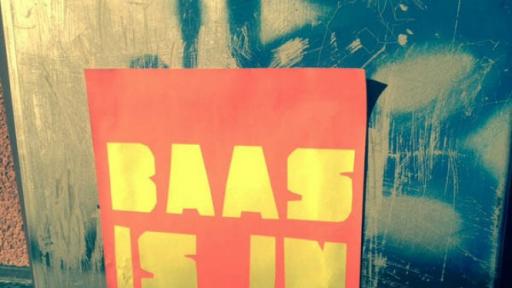 Baas is in Town solo exhibition by Maarten Baas. 