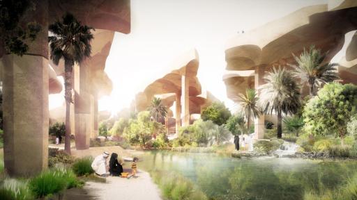 Al Fayah Park by Thomas Heatherwick. 