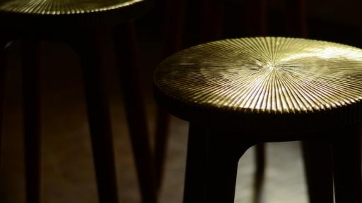 Tekku stools by Ira Studio. 
