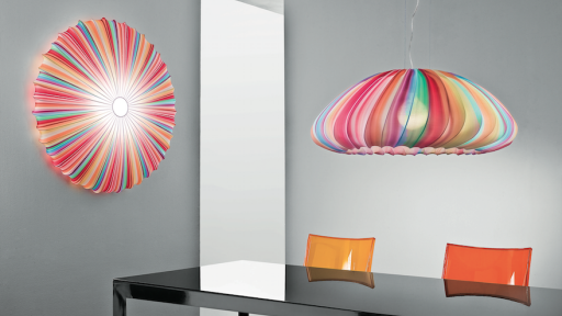 Axo’s Muse light blooms with a distinctive colourful luminosity.