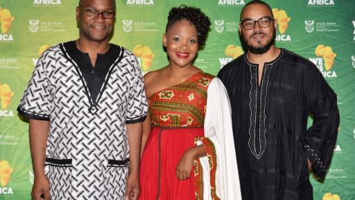 Minister of Arts and Culture Nathi Mthethwa at a  We Are Africa celebration