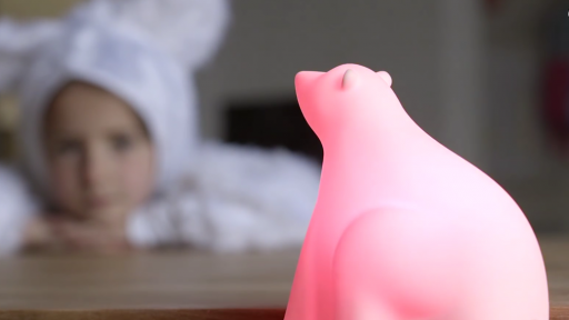 The glowing polar bear Hyko turns being environmentally aware into a playful game for the family. 