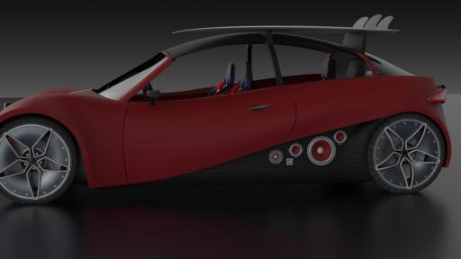 3D-printed car by Local Motors