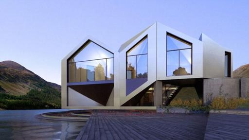 The D*Dynamic shape-shifting house was built using a mathematical puzzle in order to store energy in summer and provide maximum insulation in winter