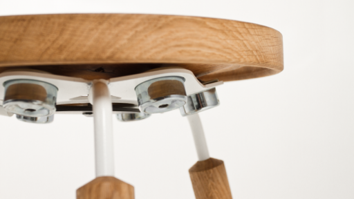Float is a sustainable stool that is designed to promote healthy sitting, designed by students in Dresden