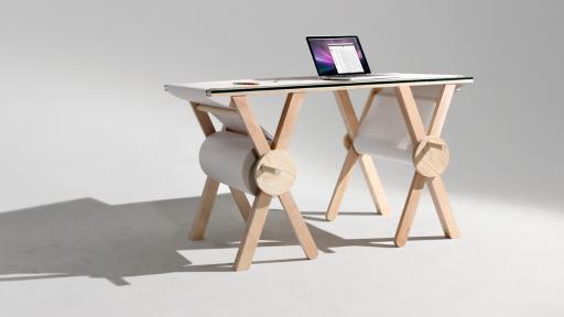 The Analogue Table by Kirsten Camara is designed to let you record all the thoughts and ideas that pass through your mind.