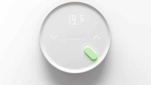 The Qivivo thermostat designed by 5.5 designstudio in Paris